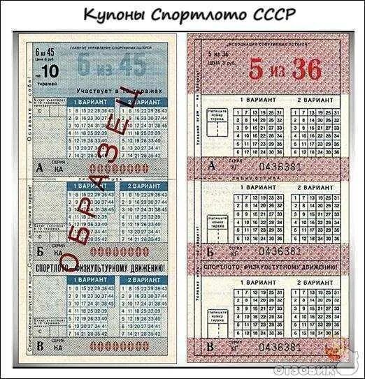 Спортлото. Билет Спортлото. Виды лотерей. Лотерея Спортлото СССР.