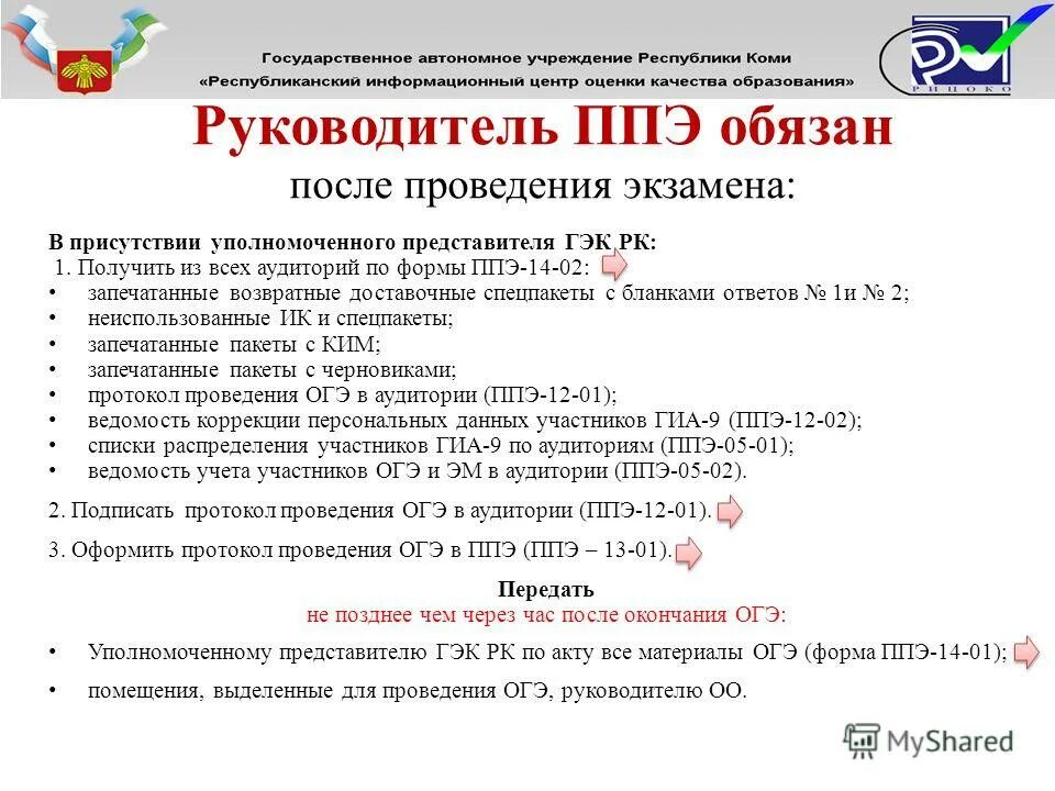 Ппэ 14. Протокол проведения экзамена в аудитории. Оформление аудитории на ОГЭ. Аудитория ППЭ.