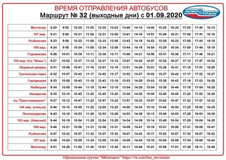 Расстояние автобуса 32