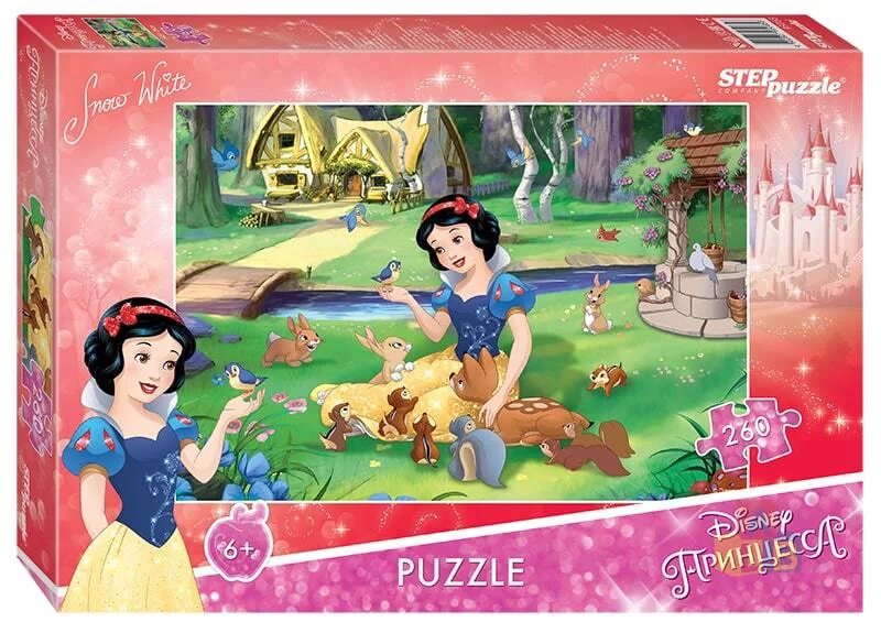 Пазл Step Puzzle Disney Белоснежка - 2 (95065), 260 дет.. Пазл Step Puzzle 260 Белоснежка 74065. Пазл 260 феи 95088 Step Puzzle. Пазлы белоснежка