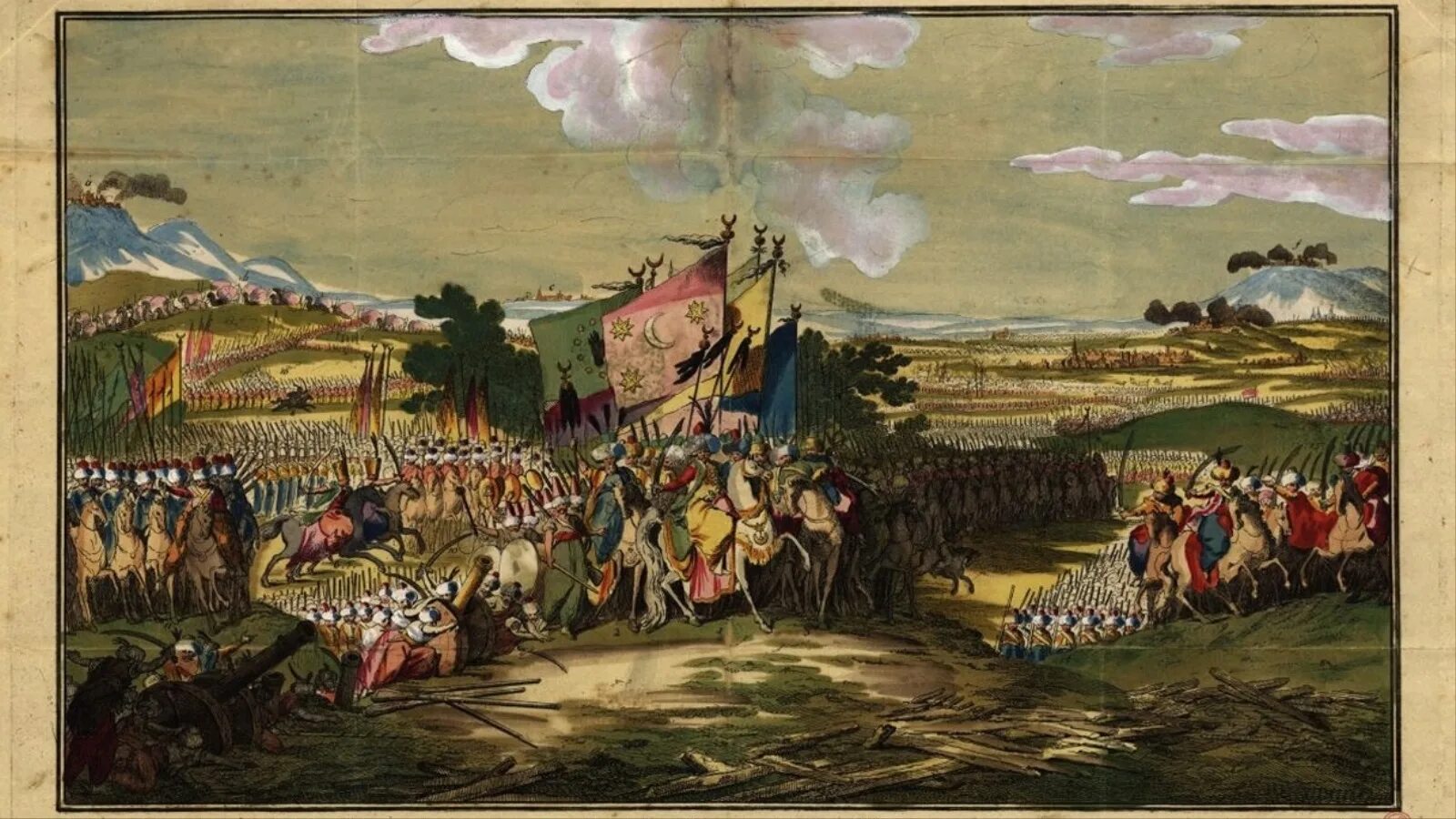 Османская и российская империя. Битва при Карансебеше 1788.