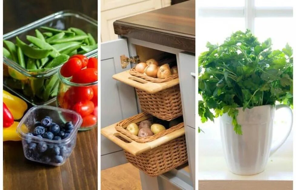 Какие овощи хранить в холодильнике. Хранение овощей и фруктов. Хранение фруктов на кухне. Холодильник для овощей. Правильное хранение овощей и фруктов.