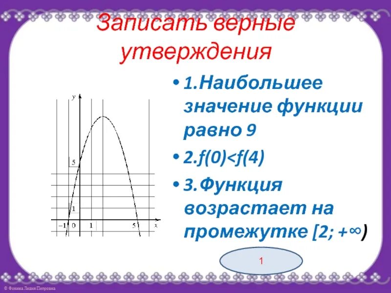 Наибольшее значение функции равно. Значение функции равно. Функция возрастает на промежутке -бесконечность -1. Наибольшее значение функции равно 8..