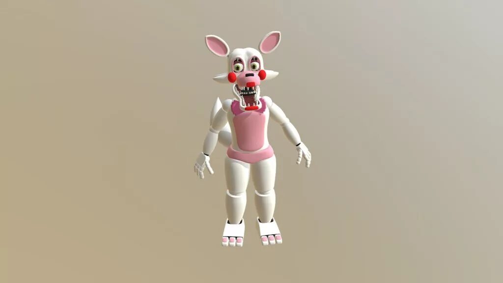 Мангл 3д аниматроник. Мангл фнаф 3д. Мангл аниматроник. Фнаф мангл 3д. Фнаф 3 мангл.