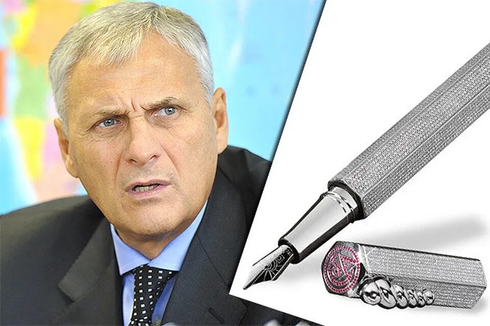 36 миллионов рублей. Ручку губернатора Хорошавина. Хорошавин ручка 36 миллионов.