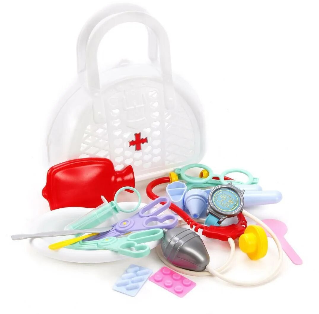 Набор "доктор", арт. Игрушки для девочек 6 лет. Детский набор доктора. Набор для детского творчества. Детский набор инструментов.