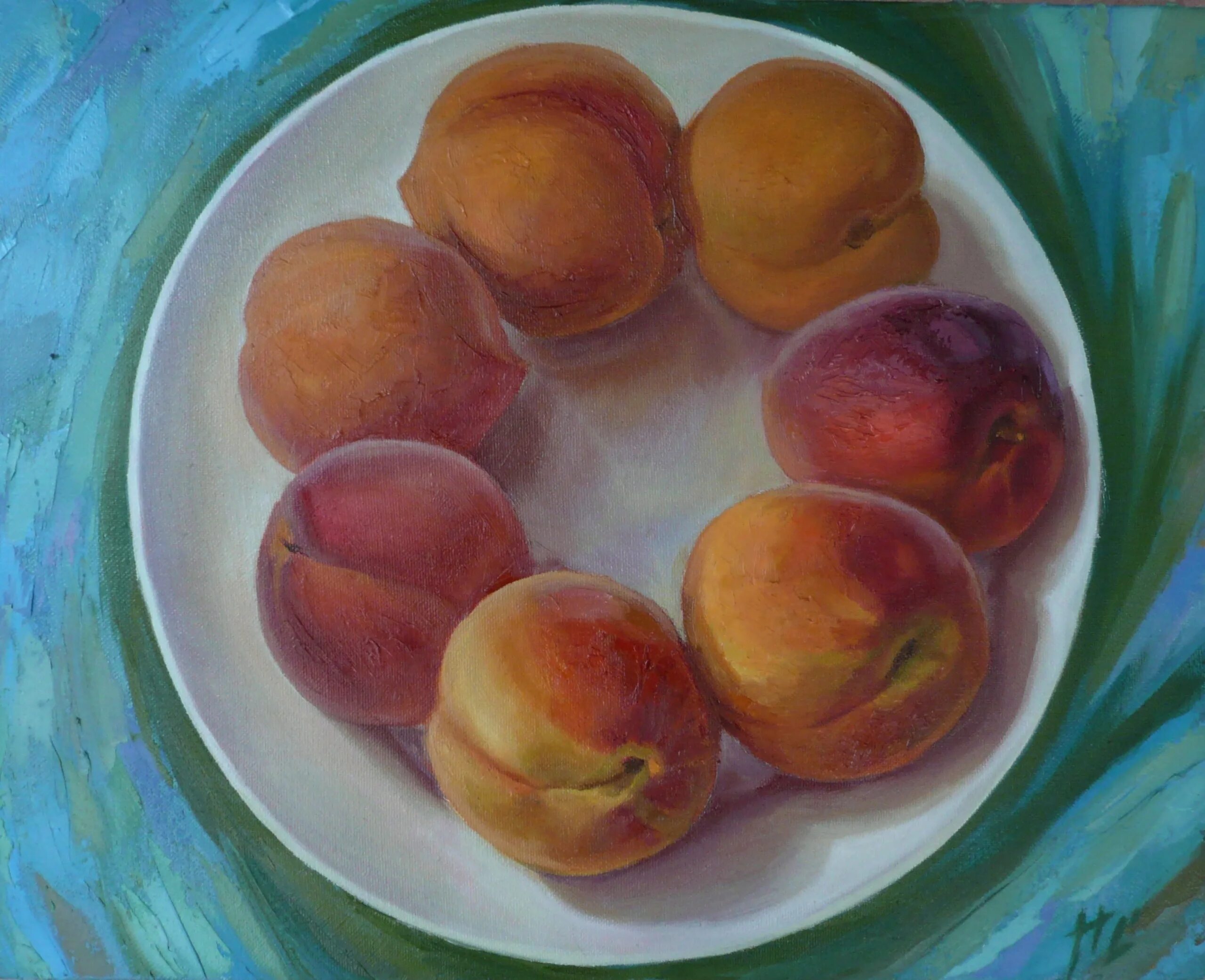 2 6 всех фруктов составляют персики. Персики Геншин. Энди Ворхал персики. Персики на тарелке.