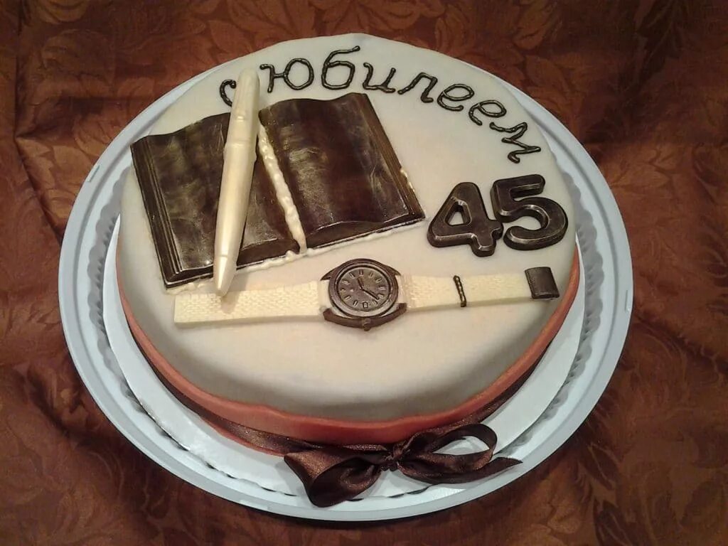 Торт на 45 лет мужчине - CoffeePapa.ru