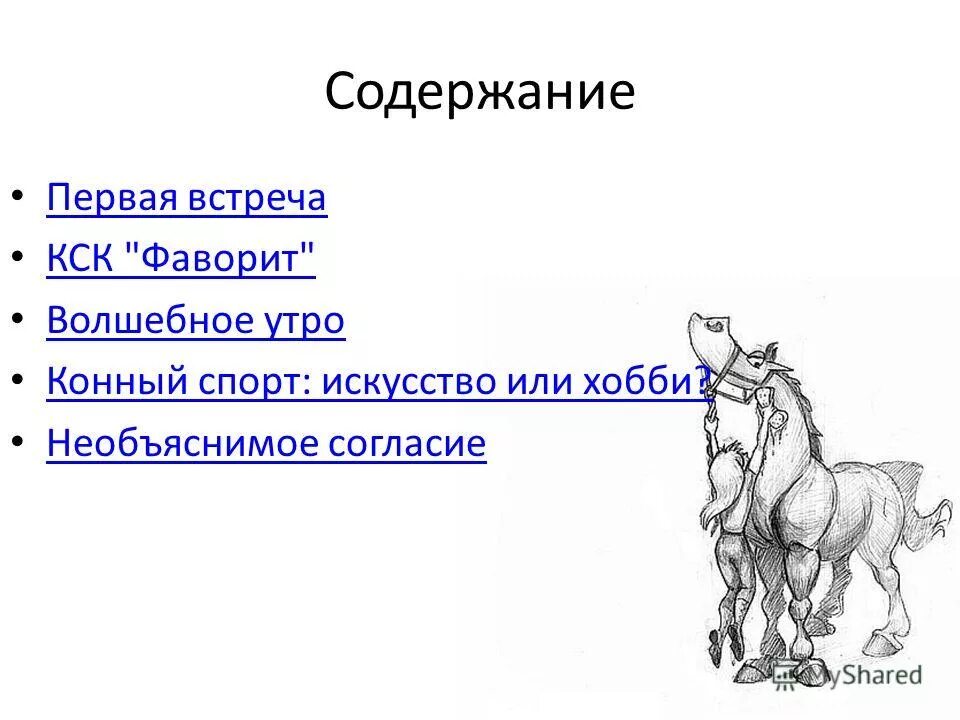 Лошади в КСК Фаворит. Пересказ "первая встреча Андрия с прекрасной полячкой".