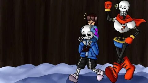 Undertale sans and papyrus