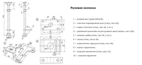 Чертеж самодельного квадроцикла