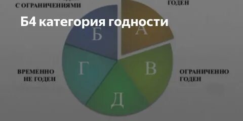 Категория годности в1