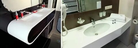 Раковина снизу столешницы ванная