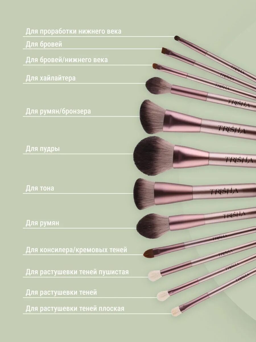 Кисточки и их преднозначение Trucco sbalorditivo, Trucco per il viso, Make up so