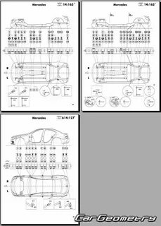 Мерседес w205 размеры