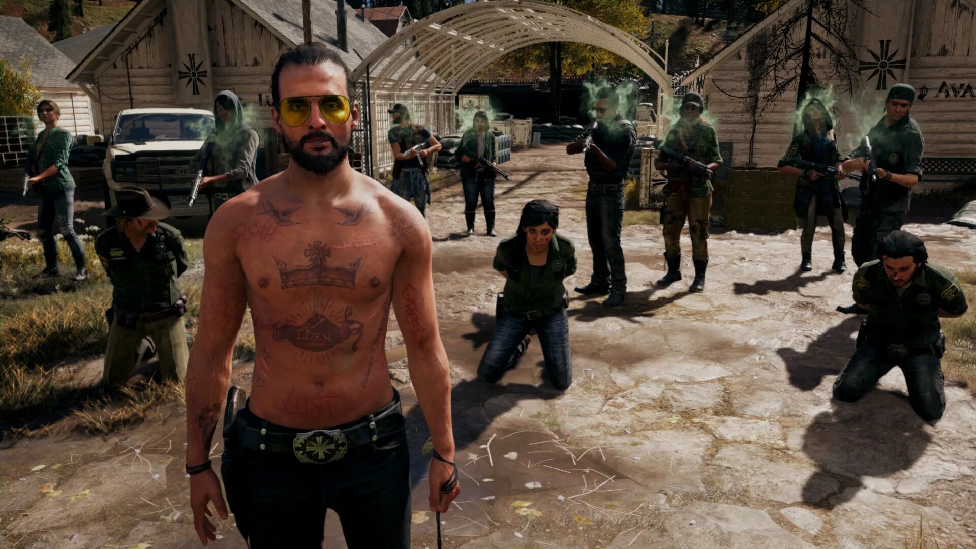 Фар край 5 и 6. Far cry 5 постер. Far cry 5 постер 4k. Ангелы фар край 5. Фар край врата эдема.