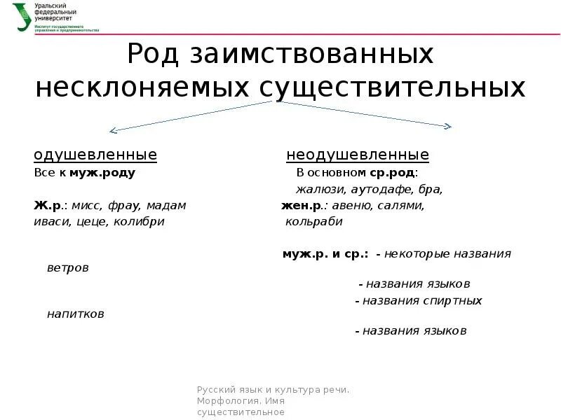 Типология ошибок. Грамматические трудности. Колебания и варианты в выборе форм