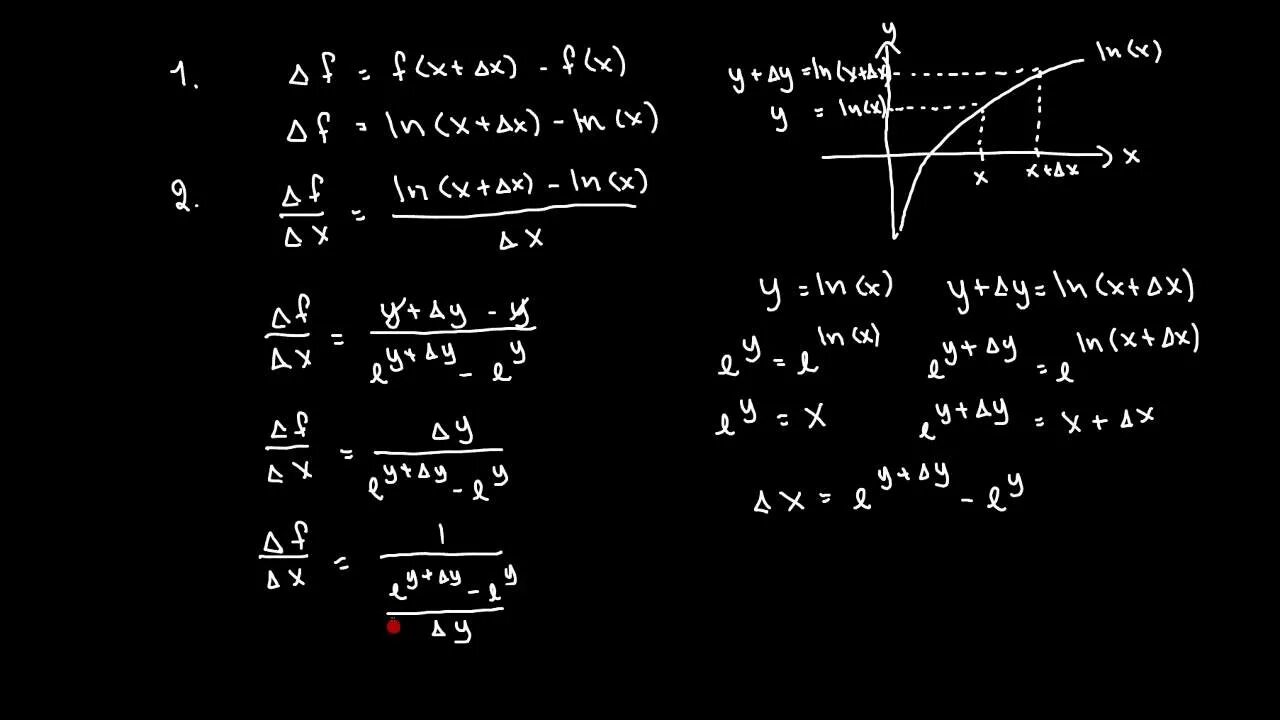 Differentiation of Ln. Thomas Calculus 2. Ln hosilasi. Funksiyaning ekstremylai.