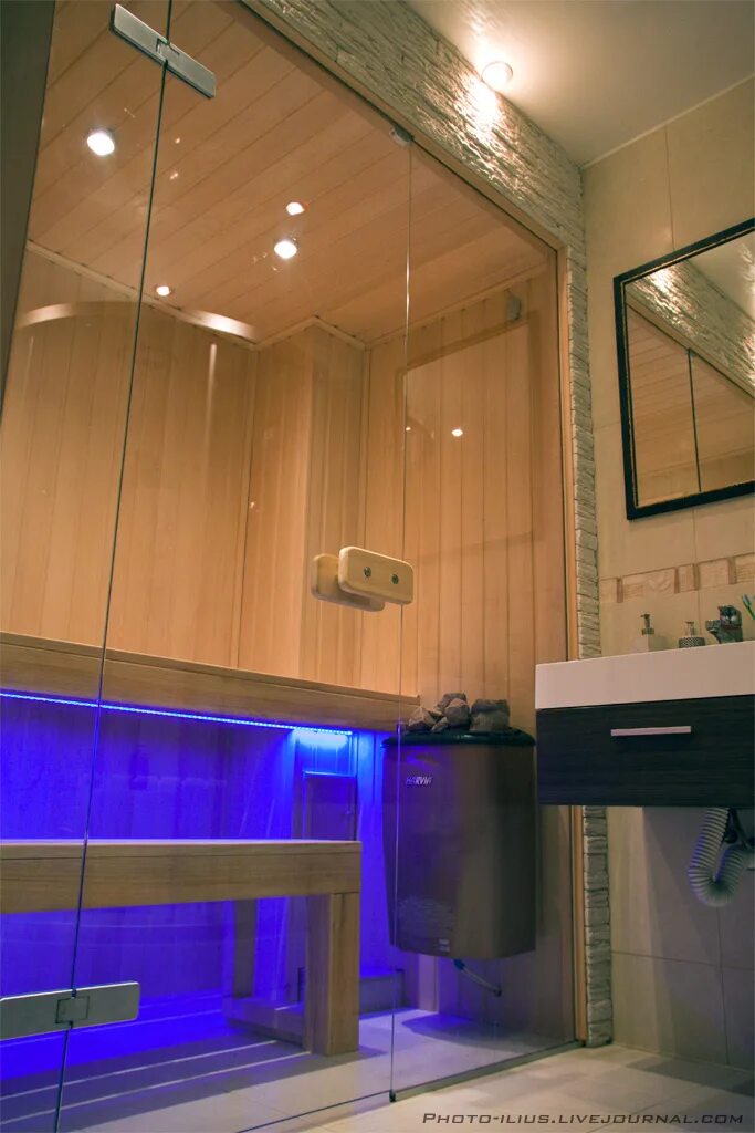 Small sauna. Small sauna