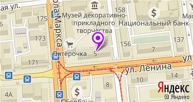 Показать улицу ленина на карте