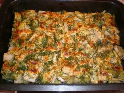 Запеканка из кабачков с овощами в духовке