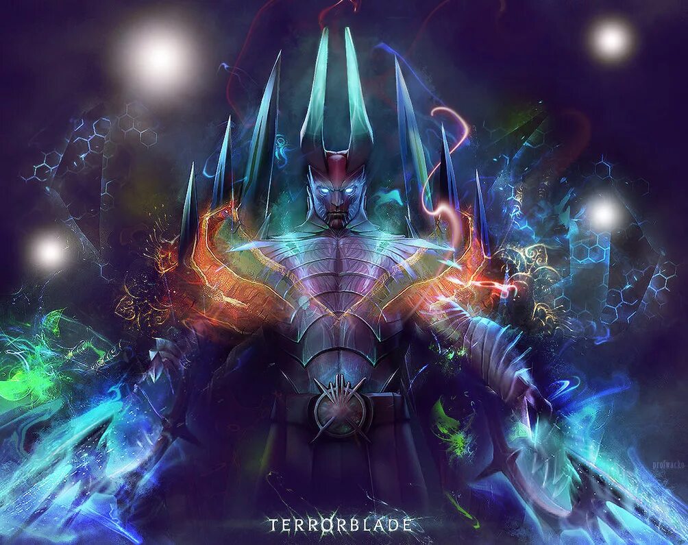 сандер террорблейд. золотой terrorblade. террорблейд аркана. терро юблейд дота аркана. террорблейд дота.