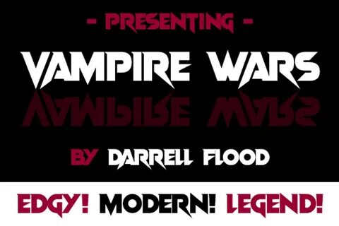 Vampires шрифты