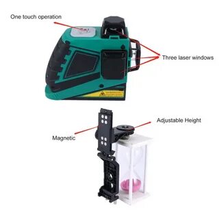 Laser level meter max light