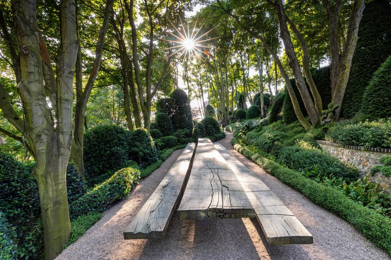 Natures project. Сад les Jardins d’Etretat (Франция).