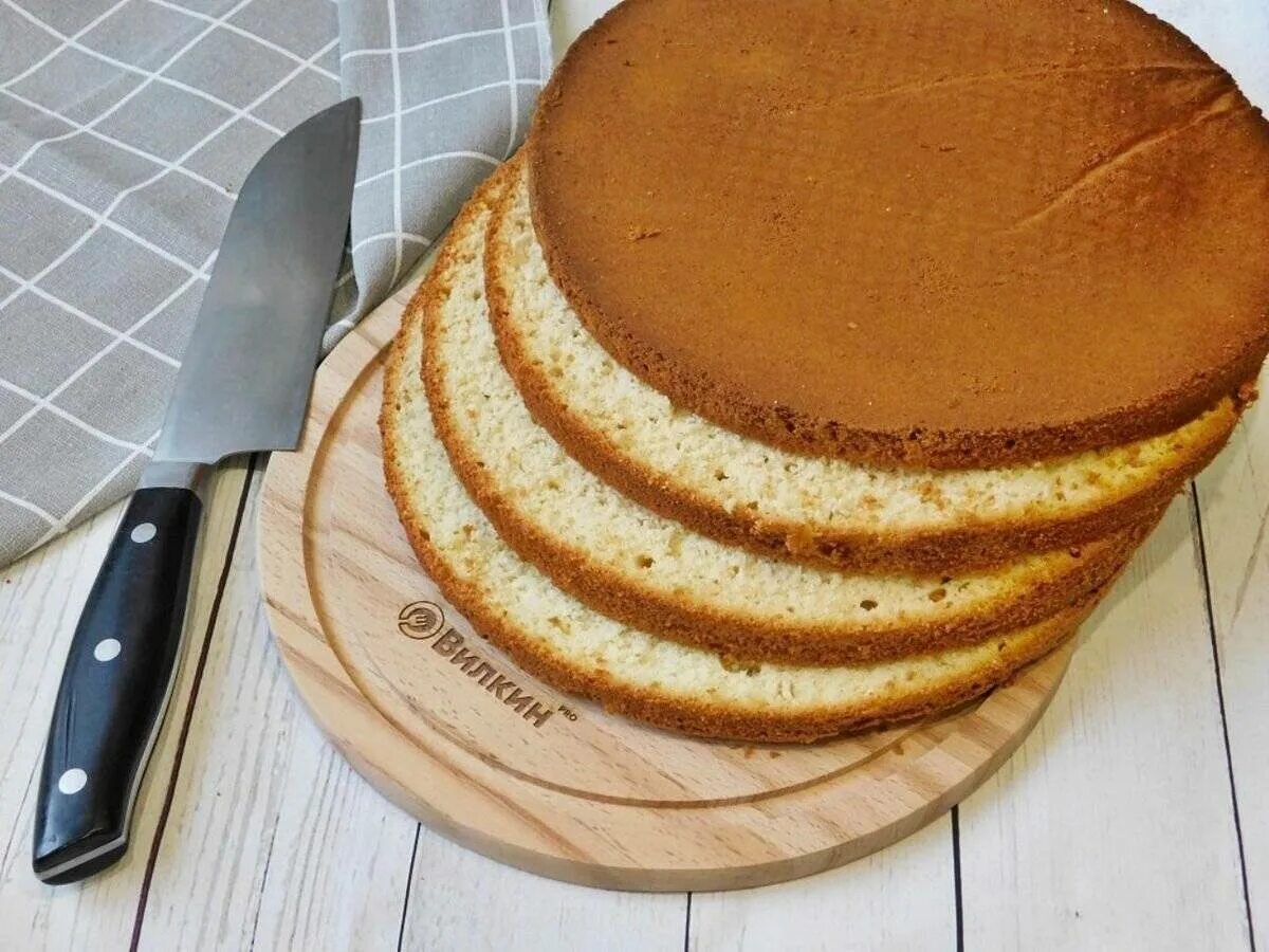 Рецепт самого простого коржа