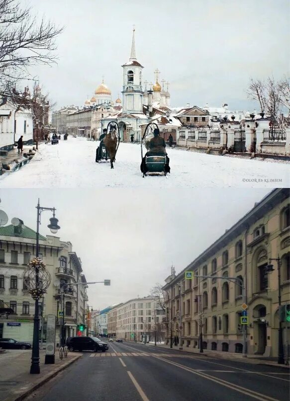 Москва времён СССР и сегодня. 20 фото Про life в Москве и не только Яндекс Дзен 