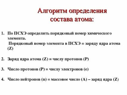 Определите вид атома это