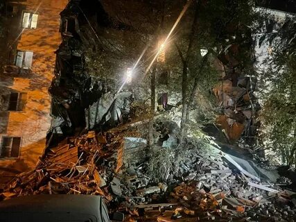 В астрахани обрушилась пятиэтажка