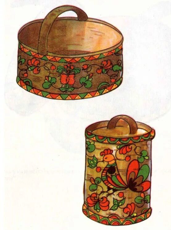 предметы народного быта рисунки
