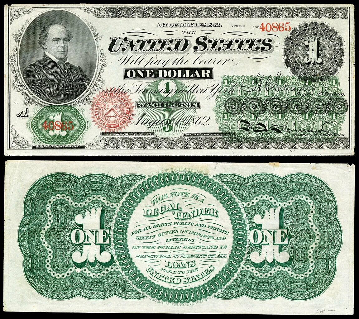 1 июля доллар. Greenback (1860s money). Доллар США 1861. Один доллар США (банкнота) банкноты США. Доллар США 1860 года.