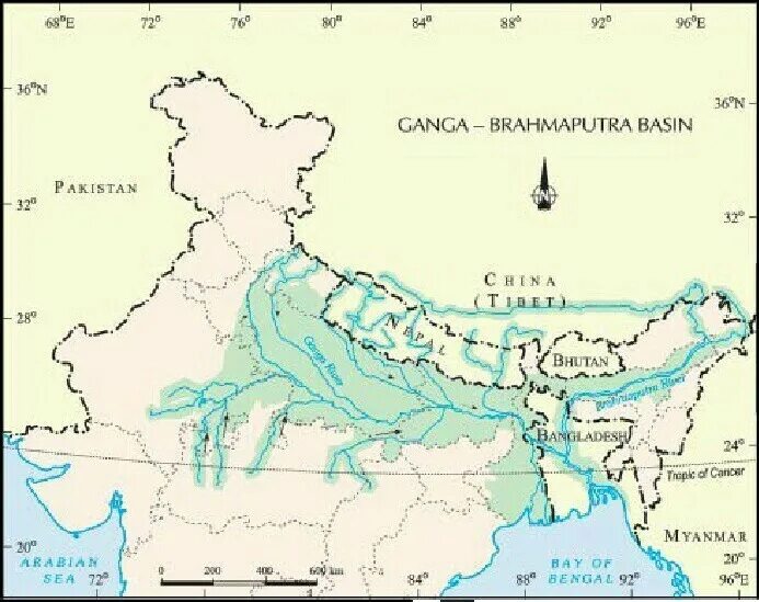 Бассейн реки Брахмапутра на карте. Река ганг на карте. Ганг и Брахмапутра на карте. Река ганг и Брахмапутра на карте.