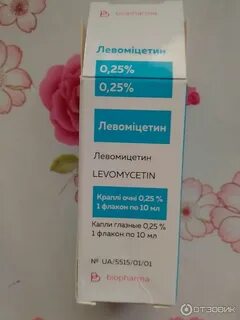 Левомицетин от прыщей