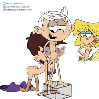 lincoln loud, lori loud, luna loud, the loud house, 1girl1boy, 1girls, anal...