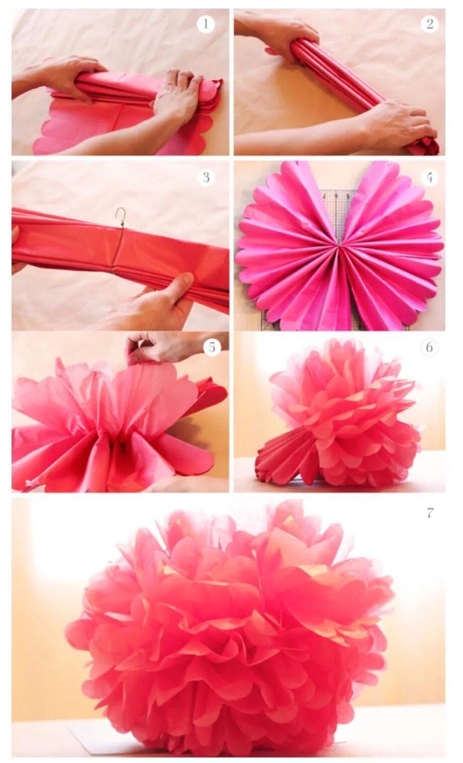 Резинки для волос из фоамирана. Пышные густые волосы. Бумажные шары для украшения. Пышные цветы из гофрированной бумаги. Юбка туту.