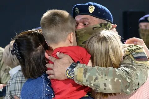 Встреча детей с военными