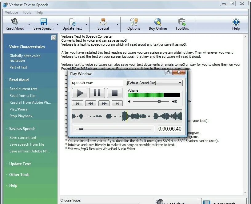 Windows text to speech. Text to speech software. verbose speech. tts voice. text to speech download.