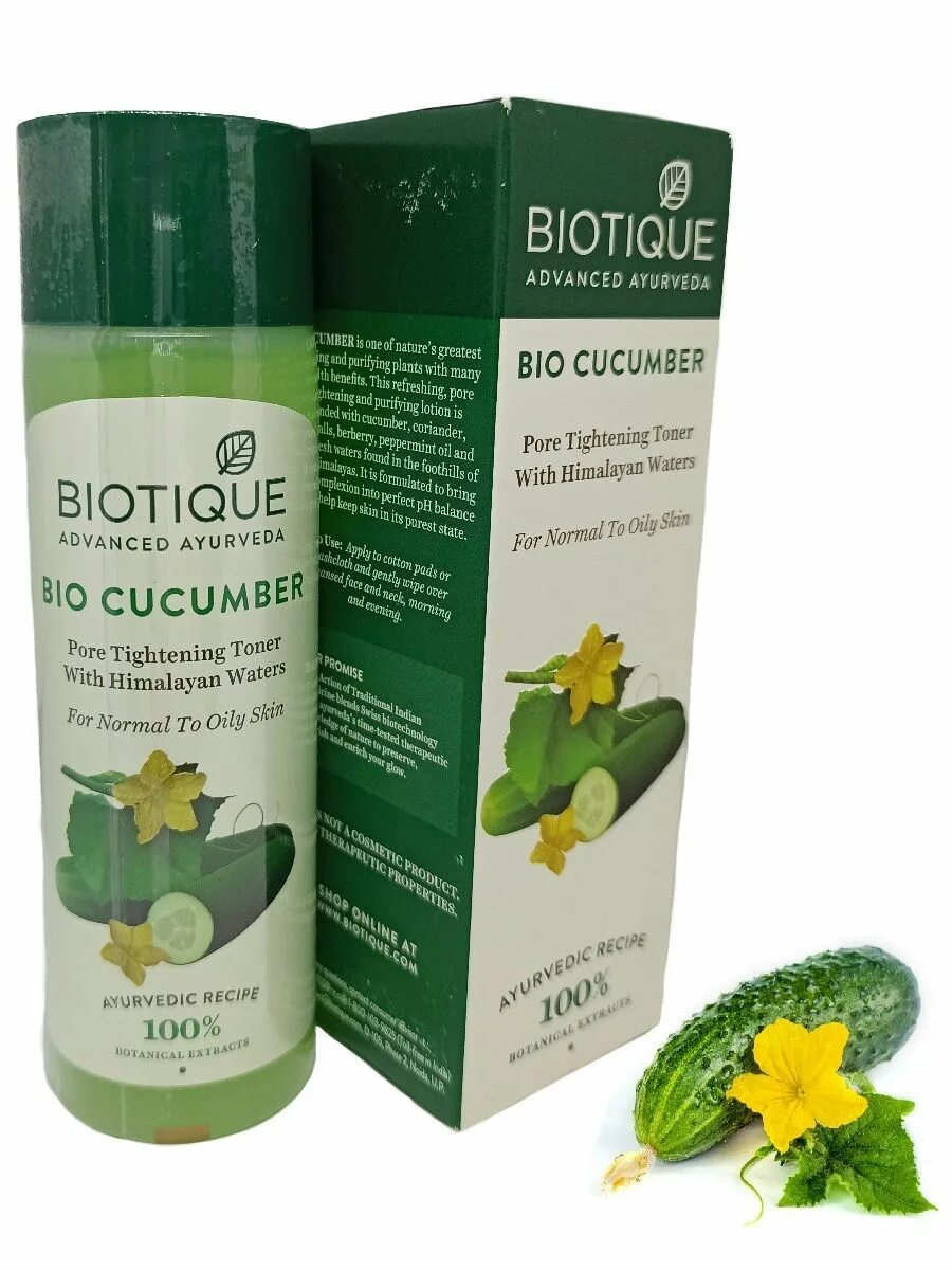 Тоник из огурцов для лица. Biotique botanicals. bio cucumber pore. огуречный тоник для лица. тоник для лица с огурцом.