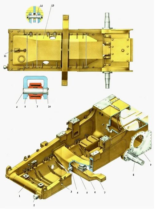 Рама бульдозеров. Рама бульдозера Caterpillar d9r. Рама трактора т 130. Рама бульдозера т10. Рама трактора ЧЕТРА т15.