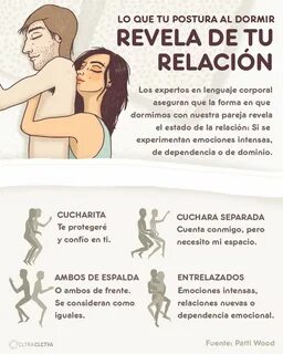 Lo que tu postura al dormir revela de tu relación. 