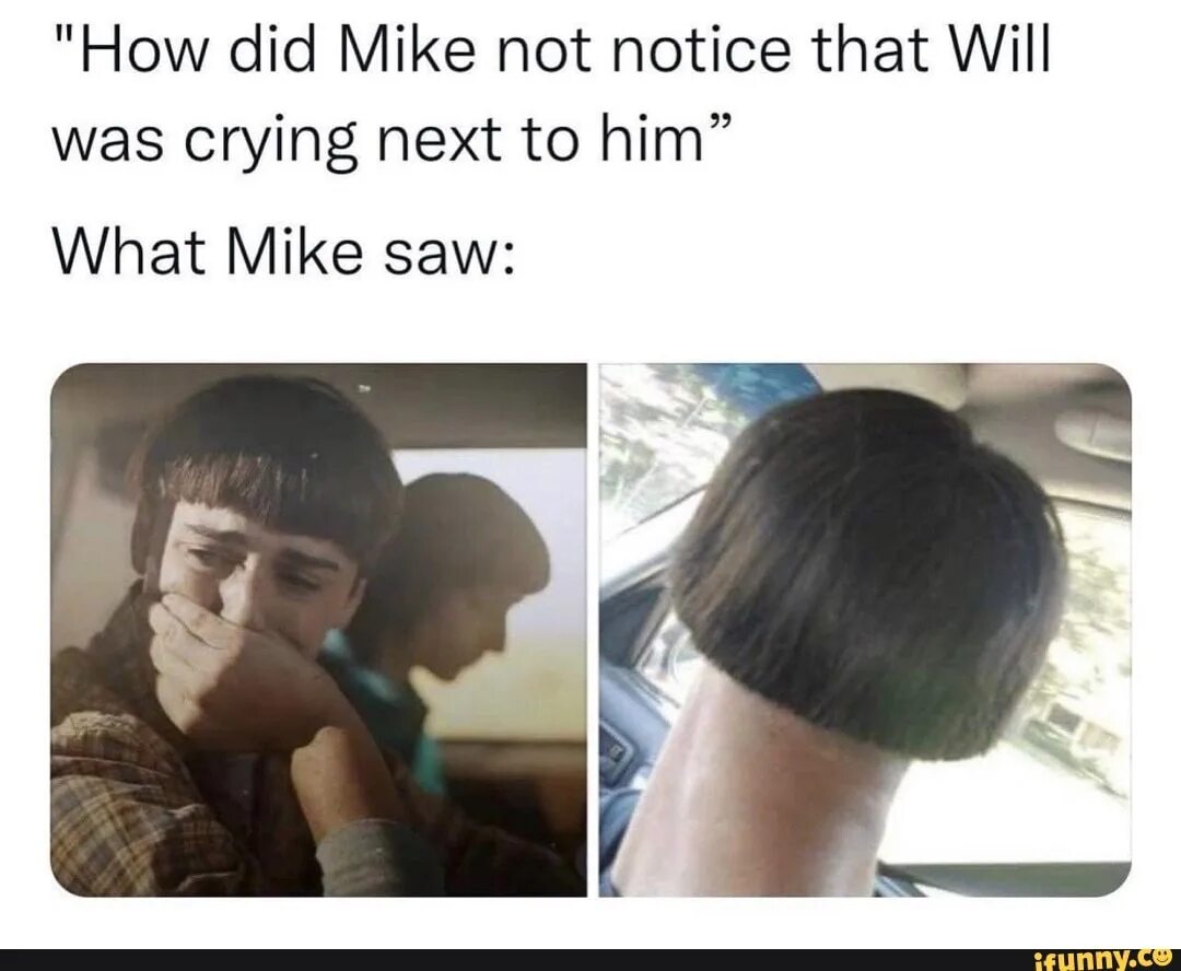 Майк видит