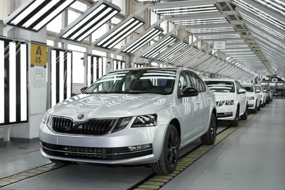 Skoda Octavia a7 Чехия 2013. Skoda Octavia a7 конвейер.