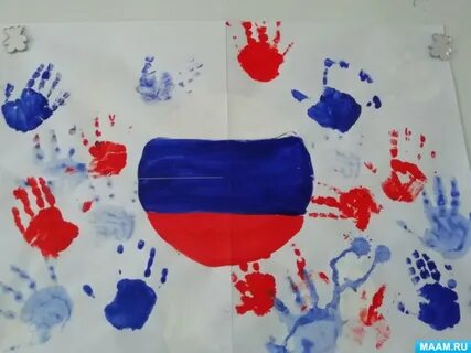 Рисование флаг средняя группа