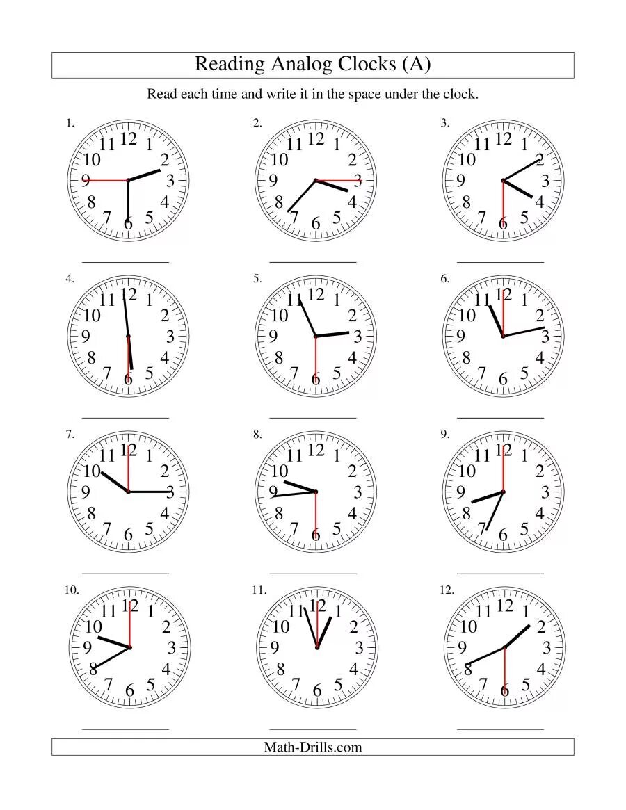 Under the clock