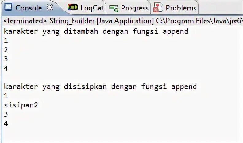 Stringbuilder java
