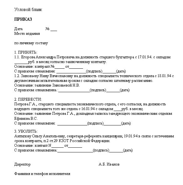 Приказ общий образец. Приказы по личному составу пример документа. Приказ по личному составу образец документа. Составление приказов по личному составу. Приказ по личному составу образец заполненный.